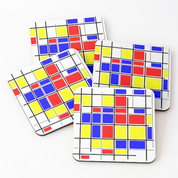 Item preview, geometric figures with primary colors designed and sold by AlexGrafs.