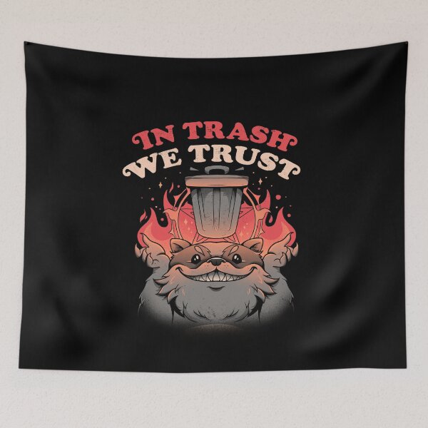 Item preview, In Trash We Trust - Funny Evil Raccoon Gift designed and sold by EduEly.
