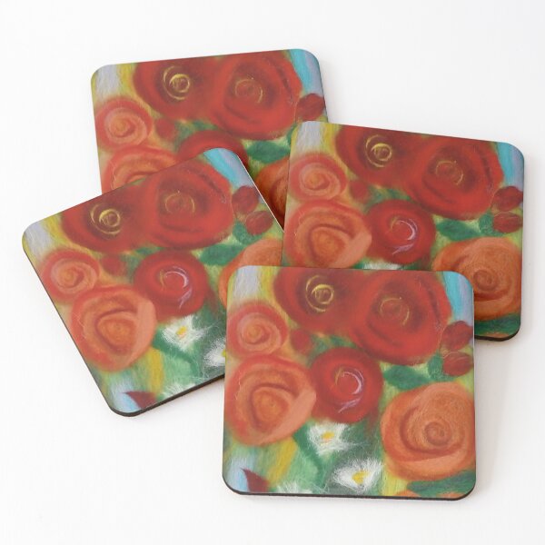 Item preview, red and orange rose bouquet designed and sold by FLEURDELAINE04.