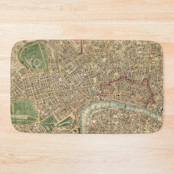 Item preview, Vintage City Map Artwork designed and sold by ThisIsMugLife.
