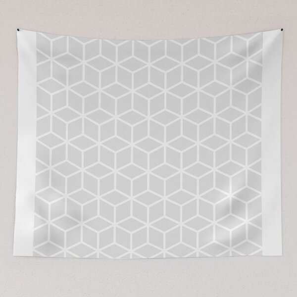 Item preview, Grey cubes pattern designed and sold by jaysanstudio.