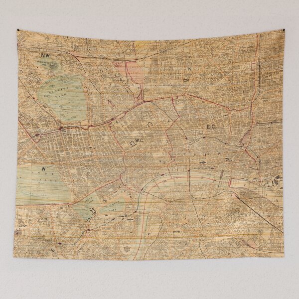 Item preview, Vintage City Map Artwork designed and sold by ThisIsMugLife.