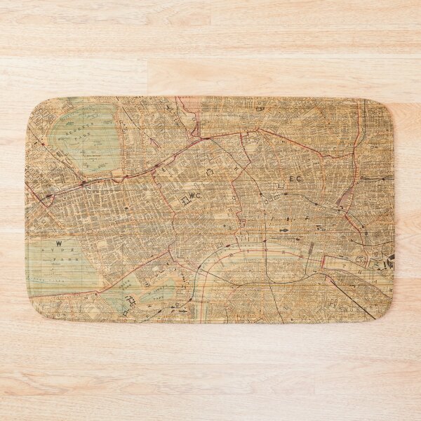 Item preview, Vintage City Map Artwork designed and sold by ThisIsMugLife.