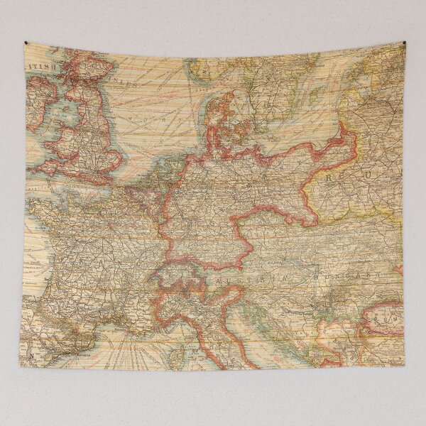 Item preview, Vintage Europe Map Artwork designed and sold by ThisIsMugLife.