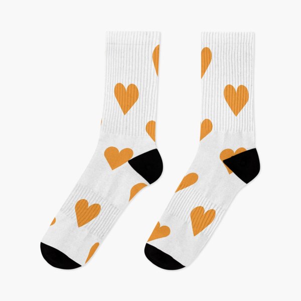 Item preview, Medium ORANGE and WHITE LOVE HEARTS designed and sold by RachelMacht.