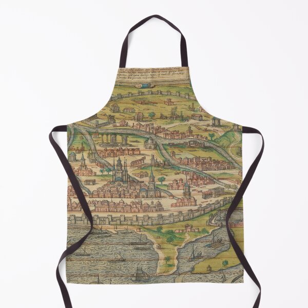 Item preview, Vintage Village Map Artwork designed and sold by ThisIsMugLife.