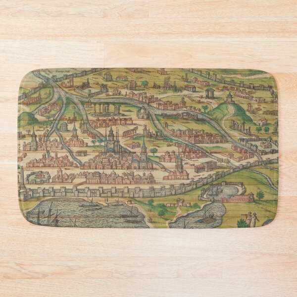 Item preview, Vintage Village Map Artwork designed and sold by ThisIsMugLife.