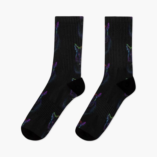 Item preview, Abstract neon colored panther designed and sold by Bcolors.