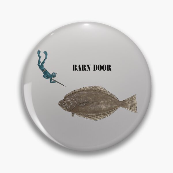 Item preview, Vintage Freediving Spearfishing Diver and a Large Halibut URM designed and sold by urmaddad.