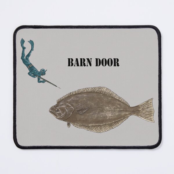 Item preview, Vintage Freediving Spearfishing Diver and a Large Halibut URM designed and sold by urmaddad.