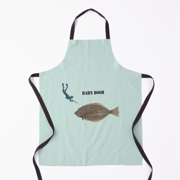 Item preview, Vintage Freediving Spearfishing Diver and a Large Halibut URM designed and sold by urmaddad.