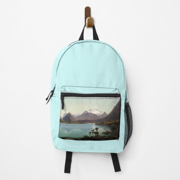 Item preview, Lake Wakatipu with Mount Earnslaw, Middle Island, New Zealand by Eugène von Guérard designed and sold by theartsycamper.