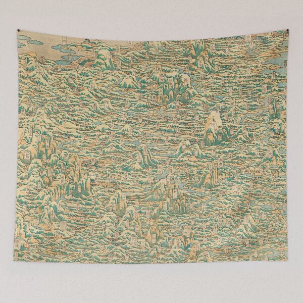 Item preview, Vintage Mountain Map Artwork designed and sold by ThisIsMugLife.