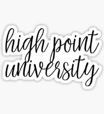 High Point University Sticker