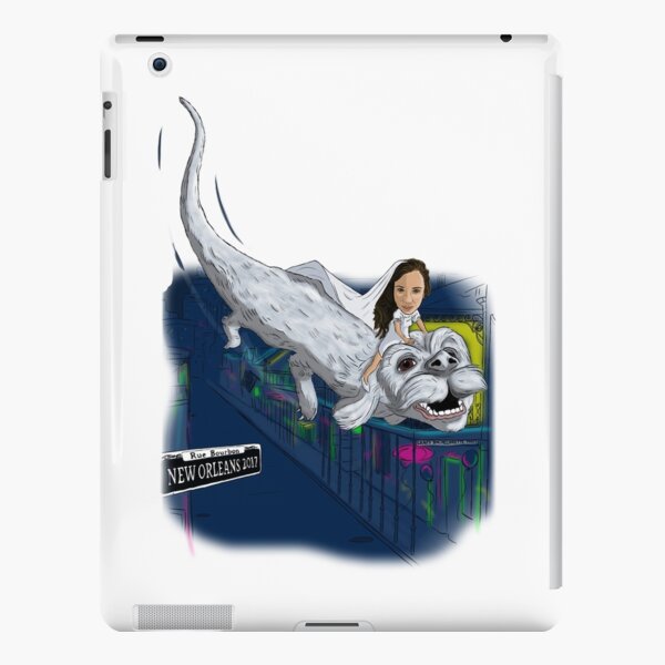 Leah riding iPad Snap Case
