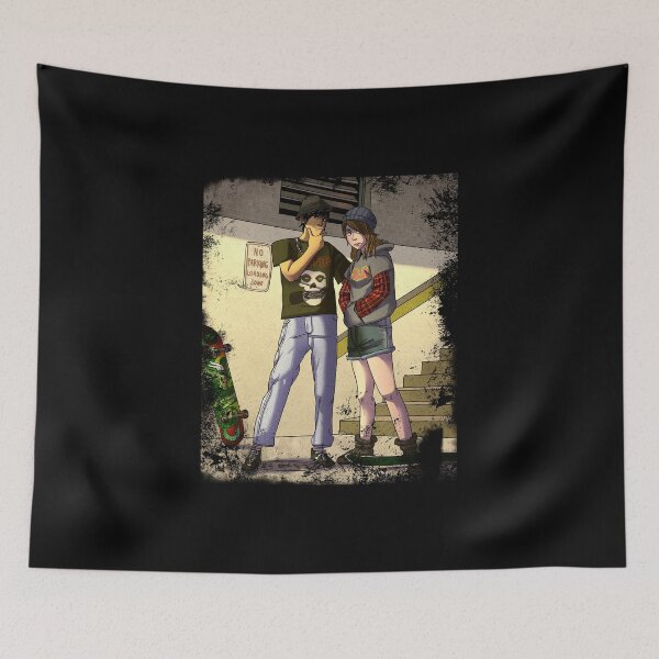 Item preview, skater couple designed and sold by Monochromestore.