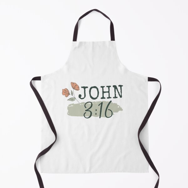 Item preview, John 3:16 - Bible Scripture - Christian quote - Praise and Worship God - Inspirational Boho Floral designed and sold by Allwhopraisehim.