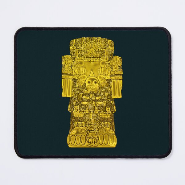 Item preview, Coatlicue - Aztec Mother of the Gods Gold Plate designed and sold by Aztectees.