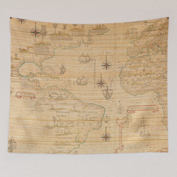 Item preview, Vintage World Map Artwork designed and sold by ThisIsMugLife.