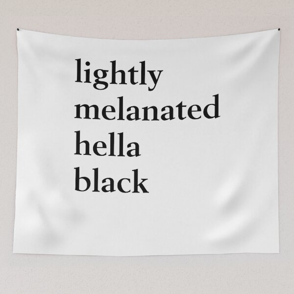 Item preview, lightly melanated hella black designed and sold by margeretelser.