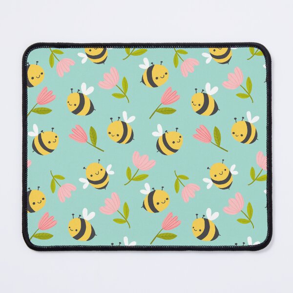 Item preview, Cute Honey Bees on Blue designed and sold by Heather Rosas.