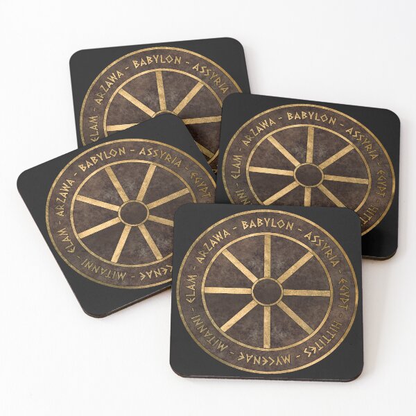 Item preview, Bronze Age Powers Ancient Civilizations Chariot Wheel Symbol  designed and sold by Agema Apparel.