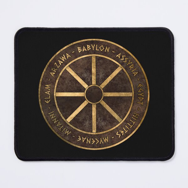 Item preview, Bronze Age Powers Ancient Civilizations Chariot Wheel Symbol designed and sold by Agema Apparel.