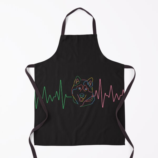 Item preview, A colouful german shepherd heartbeat design designed and sold by Doggymadness.