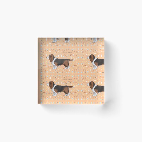 Item preview, Basset Hound Postcard designed and sold by Alex Goubar.