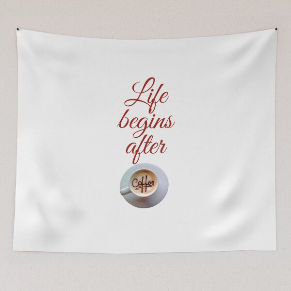 Item preview, Life begins after COFFEE. designed and sold by keenikai.