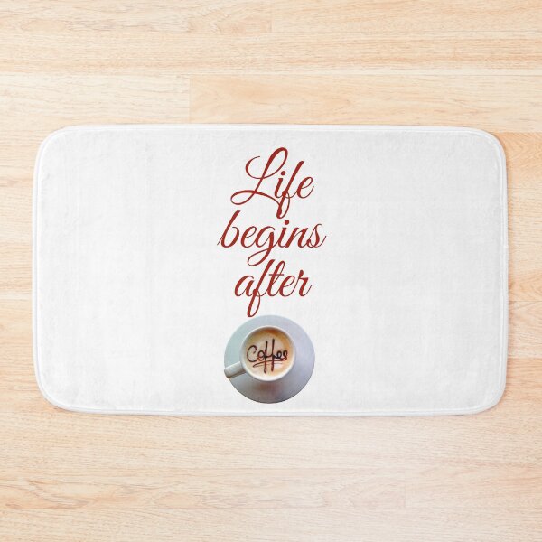 Item preview, Life begins after COFFEE. designed and sold by keenikai.