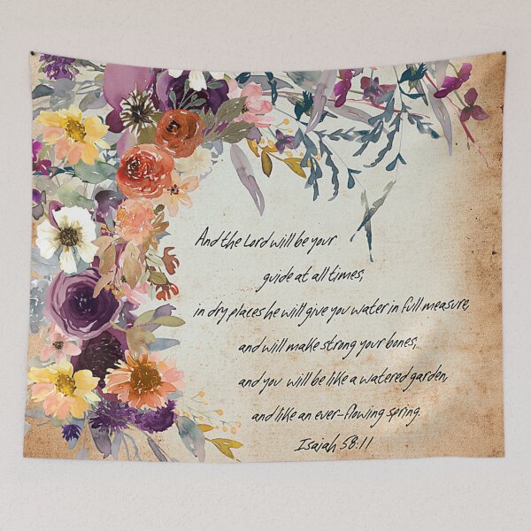 Item preview, The Lord will guide you, autumn floral designed and sold by ibelieveimages.