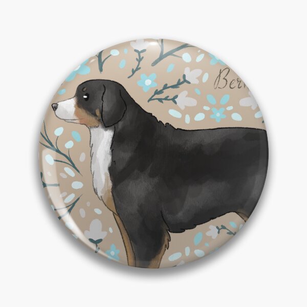 Item preview, Bernese Mountain Dog Postcard designed and sold by Alex Goubar.
