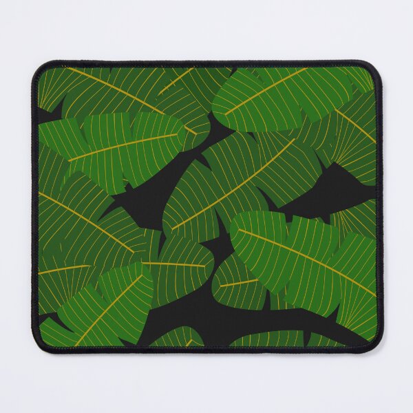 Item preview, Green and black leaf print designed and sold by DemonicGloom.