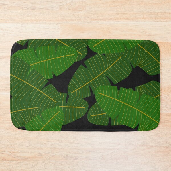Item preview, Green and black leaf print designed and sold by DemonicGloom.