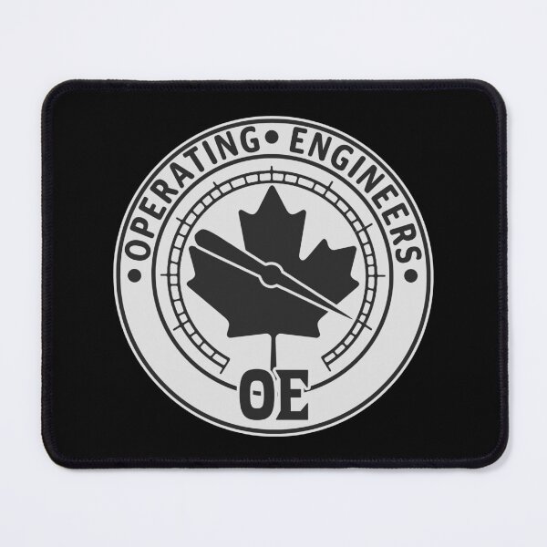 Item preview, Operting Engineer Leaf Crest Grey designed and sold by OESwag.