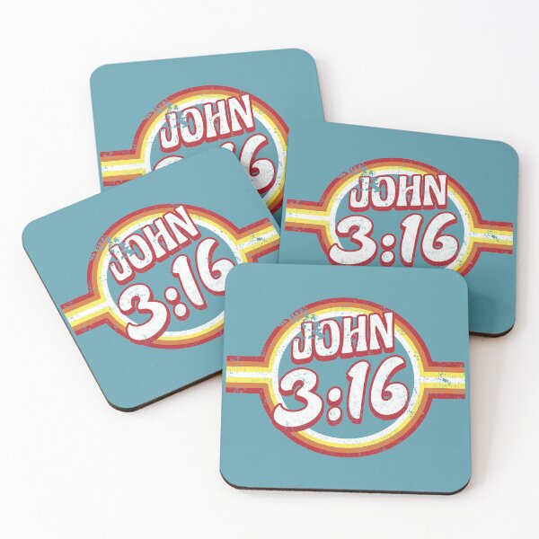 Item preview, John 3:16 - Bible Verse - Christian Scripture - New Testament - Inspiring Quotes - Grunge Retro designed and sold by Allwhopraisehim.