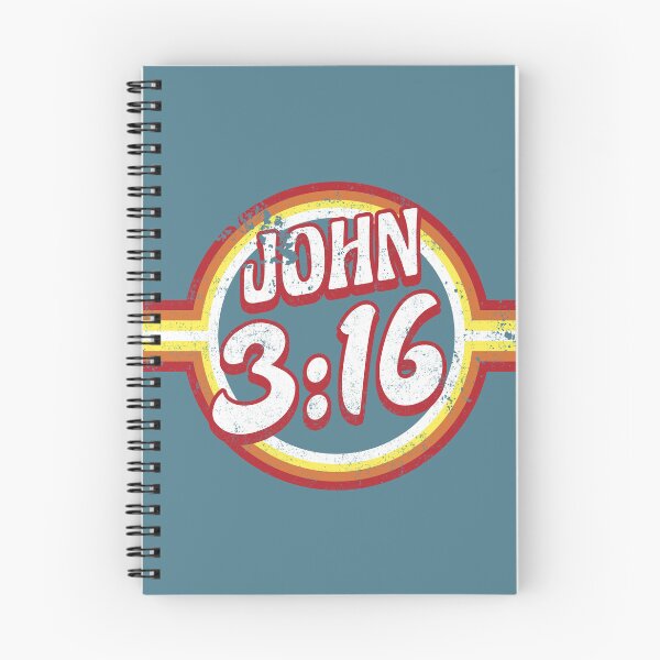 Item preview, John 3:16 - Bible Verse - Christian Scripture - New Testament - Inspiring Quotes - Grunge Retro designed and sold by Allwhopraisehim.
