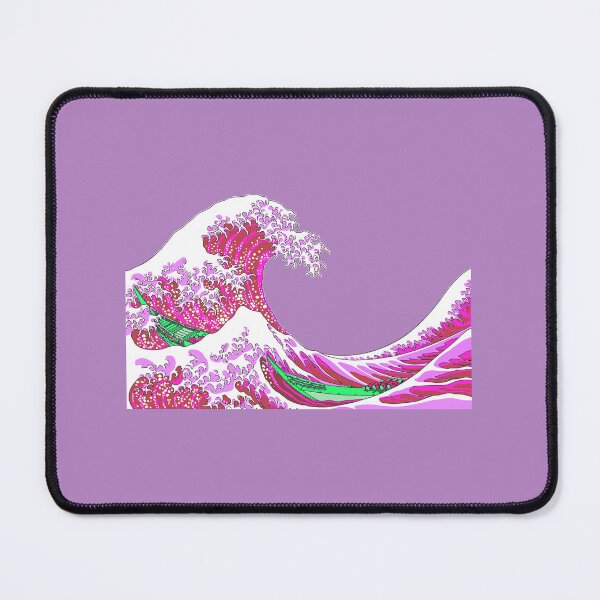 Item preview, Pink Japanese Wave designed and sold by emiface.