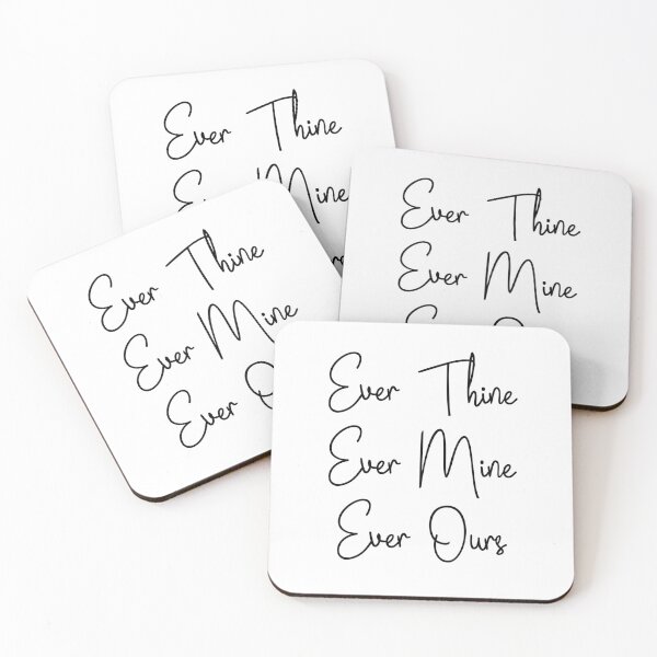 Item preview, SATC, Carrie and Mr Big quotes - ever thine, ever mine, ever ours designed and sold by doodle189.