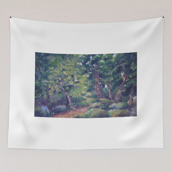Item preview, Devon Woodland - Oil Painting designed and sold by lezvee.