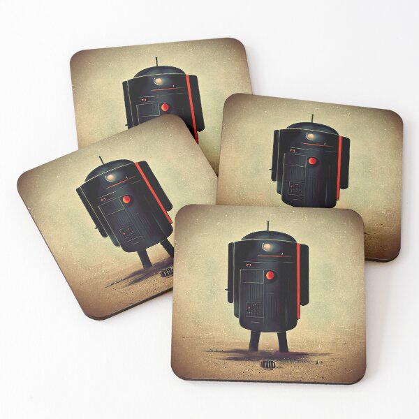 Item preview, vintage droid robot designed and sold by Retro Flow.