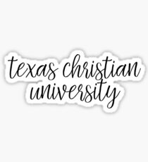 Texas Christian University Sticker