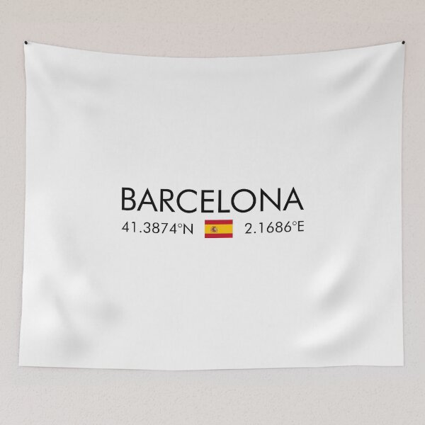 Item preview, Spain - Barcelona City Coordinates designed and sold by n0madd.