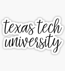 Texas Tech University Sticker