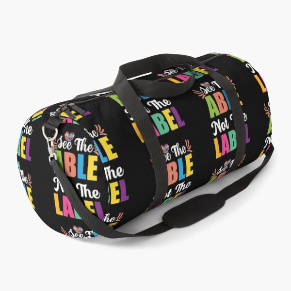 Item preview, See The Able Not The Label Be Positive Aspire To Inspire Happy Life Apparel Essential Motivation Inspiration Joy Mood designed and sold by DesignByHeartUK.