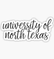 University of North Texas Sticker