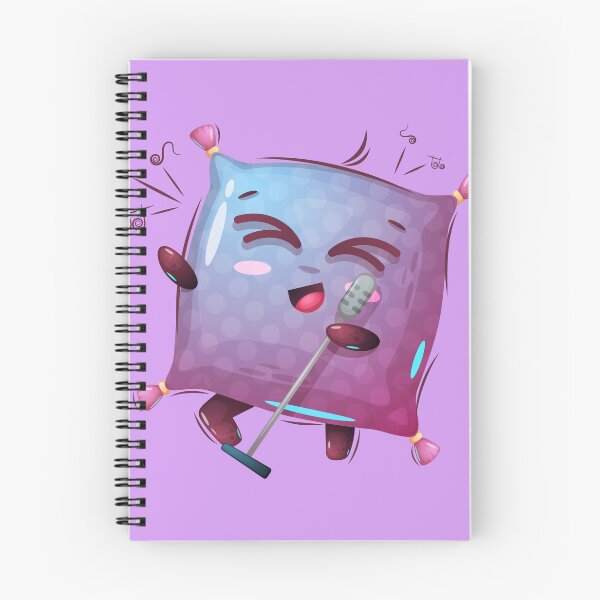 Item preview, Singing Pillow, Cute Cartoon Child Drawing, Calm Colorful Illustration Art designed and sold by TinyBeezle.