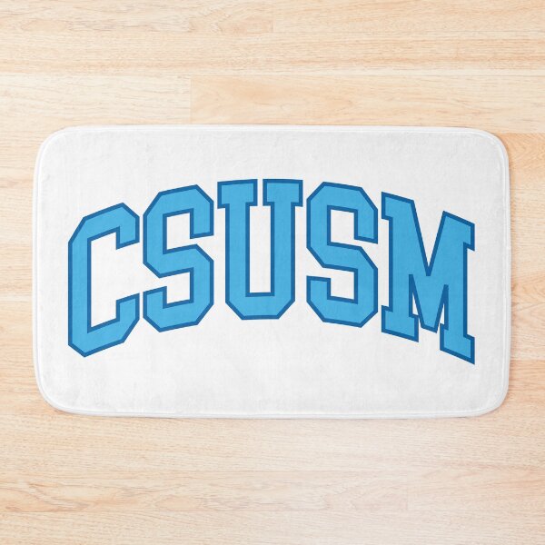 Item preview, csusm - college font curved designed and sold by scollegestuff.