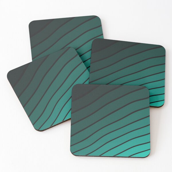 Item preview, Minimal stepped gradient cyan designed and sold by IZ-MdVerz.